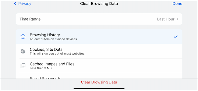 Clearing cache on Android