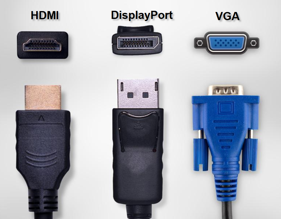 Check the cable connection of the video card and the monitor 